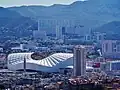 Vista do estádio da Basílica de Notre-Dame de la Garde.