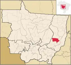 Localização de Água Boa em Mato Grosso