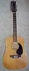 Guitarra folk de 12 cordas