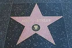 Estrela de Meryl Streep.