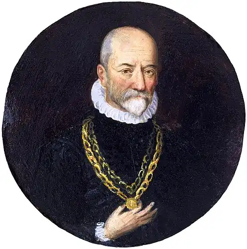 Retrato de cerca de 1590 por um artista anônimo