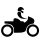 Motor cycle pictogram
