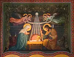 Natividade (parede interna do presbitério), por Adelbert Gresnigt