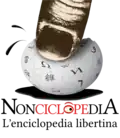 Logotipo utilizado na Uncyclopedia italiana, «Nonciclopedia» (em italiano)&nbsp;.