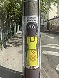 Laranjeiras Coletivo Arte - Rua Gago Coutinho - obra de Duda Macieira
