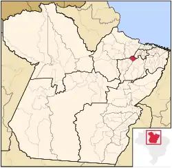 Localização de Abaetetuba no Pará