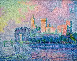 Avignon. Noite (o castelo dos Papas) - 1909 - Museu d'Orsay