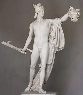 Canova: Perseu com a cabeça da Medusa, c. 1800, Museus Vaticanos