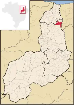 Localização de Pedro II no Piauí