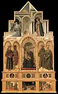 Políptico de St.º António (c. 1470), na Galeria Nacional da Úmbria