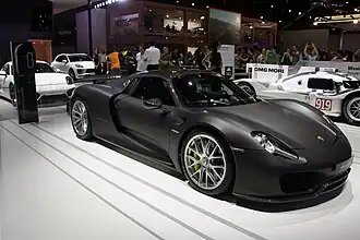 O 918 Spyder no Salão do Automóvel de São Paulo de 2014