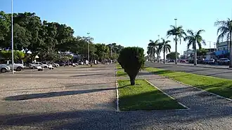 Praça Central da cidade de Jardim