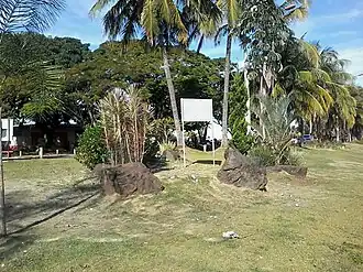 Praça na Praia da Lua, em Cachoeira Dourada