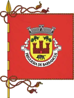 Bandeira da freguesia de Barrancos