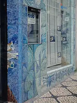 Querubim Lapa, revestimento de azulejos, Casa da Sorte, Lisboa, 1963