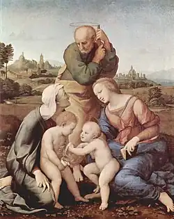 A Sagrada Família Canigiani, 1518 Antiga Pinacoteca, Munique