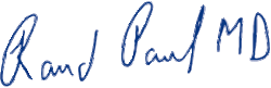 Assinatura de Rand Paul