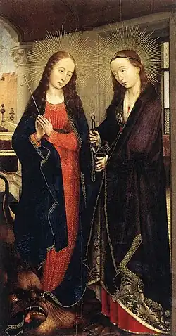 Irmãs Margarida e Apolonia, Rogier van der Weyden, c.1445.
