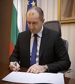 O presidente Rumen Radev