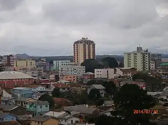 Vista da cidade no ano 2014.