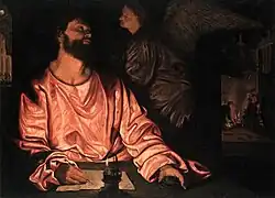 Savoldo, São Mateus e o Anjo, c. 1530-1533. Museu Metropolitano de Arte, Nova Iorque.