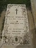 Túmulo de Oskar Schindler em Jerusalém