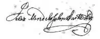 Assinatura de Felix Mendelssohn