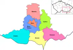 Distritos de South Moravia