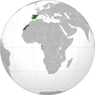 Localização de Segunda República Espanhola