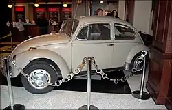Volkswagen Fusca 1968. Ted Bundy foi o proprietário deste carro de 1969 a 1975. Este foi o carro que ele usou para a maioria de seus assassinatos