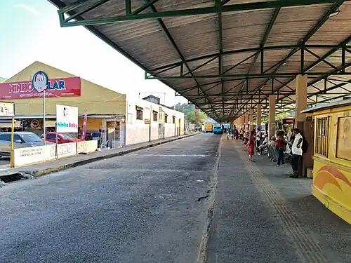 Terminal urbano, no Centro da cidade