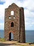 Parte da mina de estanho Wheal Coates