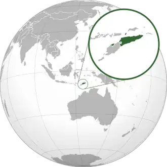 Localização de Timor-Leste