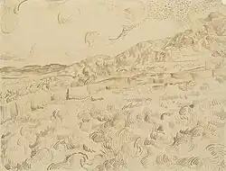 F1547 O Campo de Trigo Cercado Depois da Tempestade, Museu Van Gogh