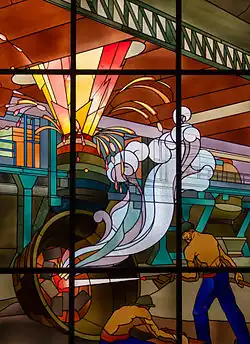 Janela para escritório de uma siderúrgica por Louis Majorelle (1928)