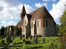 Coro com abside da Igreja de Santa Maria, West Dean, Wiltshire, Inglaterra