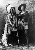 Sitting Bull e Buffalo Bill Cody, Montreal, Quebec, 1885