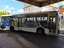 Ônibus Torino Prefixo 1957 da Auto Viação Suzano utilizado no transporte coletivo de passageiros em Catanduva.