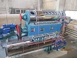 Fábrica de farinha de peixe na Ucrânia.