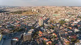 Panorâmica da Cidade, Viaduto José dos Santos Novaes, Trens e arredores