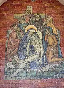 Via Sacra XIII Jesus é descido da cruz