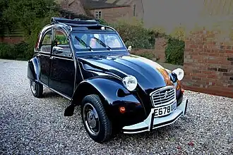 2CV Bamboo repainted black by Frome