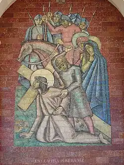 Via Sacra III Jesus cai pela primeira vez