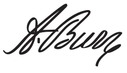 Assinatura de Aaron Burr