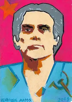 Álvaro Cunhal, pelo artista Henrique Matos.