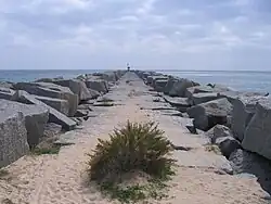 A barragem de Alvor.