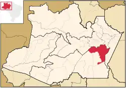 Localização de Borba no Amazonas