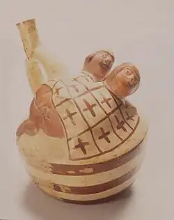 Cerâmica mochica retratando sexo anal..