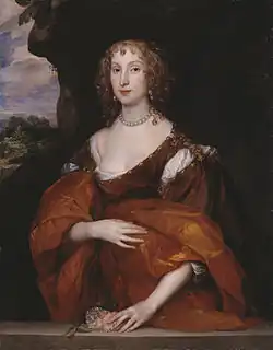 Retrato de Mary Hill, Lady Killigrew , 1638