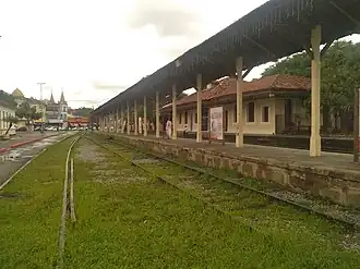 Vista da Praça Conde Frontim e Pátio dos Trilhos